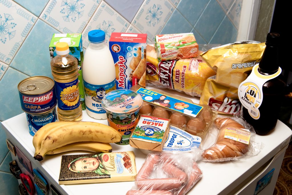 productos de alimentación populares en Rusia